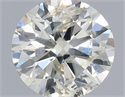 Natural Diamond 0.40 Carats, Round with Very Good Cut, J Color, I1 Clarity and Certified by IGI