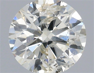 Picture of Natural Diamond 0.40 Carats, Round with Very Good Cut, J Color, I1 Clarity and Certified by IGI