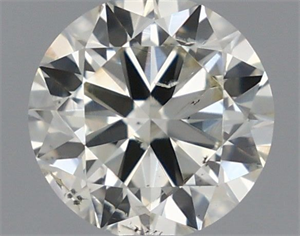 Picture of Natural Diamond 0.40 Carats, Round with Very Good Cut, J Color, SI2 Clarity and Certified by IGI