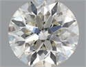 Natural Diamond 0.40 Carats, Round with Very Good Cut, J Color, SI2 Clarity and Certified by IGI