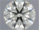 Natural Diamond 0.41 Carats, Round with Excellent Cut, K Color, VS2 Clarity and Certified by IGI