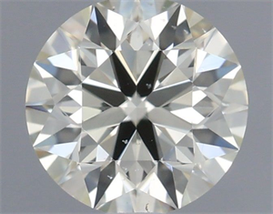 Picture of Natural Diamond 0.41 Carats, Round with Excellent Cut, K Color, VS2 Clarity and Certified by IGI