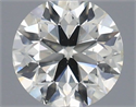 Natural Diamond 0.40 Carats, Round with Excellent Cut, K Color, SI1 Clarity and Certified by IGI