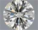 Natural Diamond 0.40 Carats, Round with Excellent Cut, K Color, SI1 Clarity and Certified by IGI