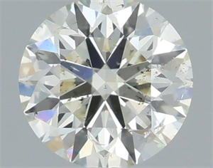 Foto Diamante Natural 0.40 quilates, Redondo , Color K, claridad SI2 y certificado IGI de