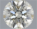 Natural Diamond 0.40 Carats, Round with Excellent Cut, K Color, SI2 Clarity and Certified by IGI