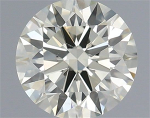 Picture of Natural Diamond 0.42 Carats, Round with Excellent Cut, K Color, SI2 Clarity and Certified by IGI