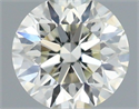 Natural Diamond 0.40 Carats, Round with Very Good Cut, K Color, SI1 Clarity and Certified by IGI