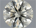Natural Diamond 0.40 Carats, Round with Excellent Cut, L Color, SI1 Clarity and Certified by IGI