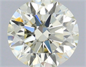 Natural Diamond 0.40 Carats, Round with Excellent Cut, L Color, VS1 Clarity and Certified by IGI