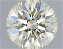 Natural Diamond 0.42 Carats, Round with Excellent Cut, L Color, VS1 Clarity and Certified by IGI