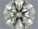 Natural Diamond 0.40 Carats, Round with Excellent Cut, L Color, SI2 Clarity and Certified by IGI