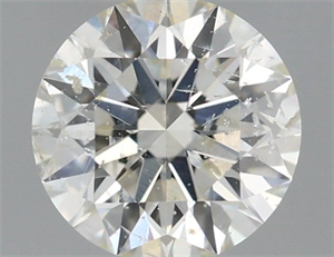 Picture of Natural Diamond 0.40 Carats, Round with Excellent Cut, K Color, I1 Clarity and Certified by IGI