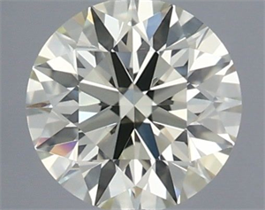 Picture of Natural Diamond 0.42 Carats, Round with Excellent Cut, L Color, VS1 Clarity and Certified by IGI