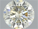 Natural Diamond 0.40 Carats, Round with Excellent Cut, N Color, SI1 Clarity and Certified by IGI