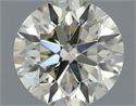 Natural Diamond 0.40 Carats, Round with Excellent Cut, M Color, SI2 Clarity and Certified by IGI