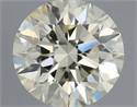 Natural Diamond 0.41 Carats, Round with Excellent Cut, M Color, SI1 Clarity and Certified by IGI