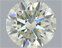 Natural Diamond 0.44 Carats, Round with Excellent Cut, M Color, VS1 Clarity and Certified by IGI