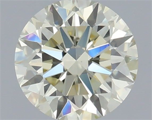 Picture of Natural Diamond 0.44 Carats, Round with Excellent Cut, M Color, VS1 Clarity and Certified by IGI