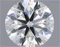 Natural Diamond 0.55 Carats, Round with Excellent Cut, E Color, VS2 Clarity and Certified by IGI