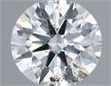 Natural Diamond 0.51 Carats, Round with Excellent Cut, E Color, SI2 Clarity and Certified by IGI