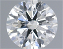 Natural Diamond 0.50 Carats, Round with Very Good Cut, D Color, SI2 Clarity and Certified by IGI