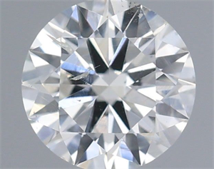 Picture of Natural Diamond 0.50 Carats, Round with Very Good Cut, D Color, SI2 Clarity and Certified by IGI