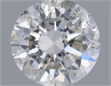 Natural Diamond 0.51 Carats, Round with Very Good Cut, F Color, I1 Clarity and Certified by IGI
