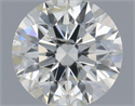 Natural Diamond 0.50 Carats, Round with Excellent Cut, G Color, I1 Clarity and Certified by IGI