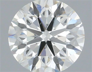 Picture of Natural Diamond 0.50 Carats, Round with Excellent Cut, H Color, SI1 Clarity and Certified by IGI