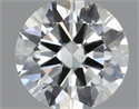 Natural Diamond 0.50 Carats, Round with Excellent Cut, H Color, SI1 Clarity and Certified by IGI