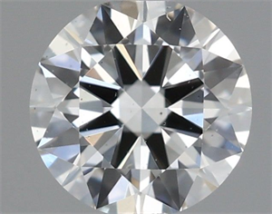 Picture of Natural Diamond 0.50 Carats, Round with Excellent Cut, H Color, SI1 Clarity and Certified by IGI