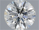Natural Diamond 0.50 Carats, Round with Excellent Cut, H Color, SI2 Clarity and Certified by IGI