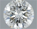 Natural Diamond 0.50 Carats, Round with Excellent Cut, H Color, SI2 Clarity and Certified by IGI
