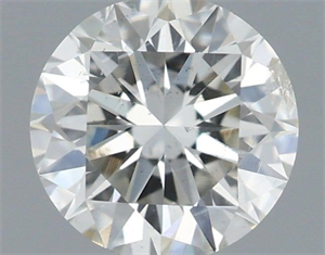 Picture of Natural Diamond 0.50 Carats, Round with Excellent Cut, H Color, SI2 Clarity and Certified by IGI