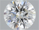 Natural Diamond 0.50 Carats, Round with Excellent Cut, H Color, SI2 Clarity and Certified by IGI