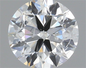 Picture of Natural Diamond 0.50 Carats, Round with Excellent Cut, H Color, SI2 Clarity and Certified by IGI