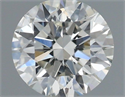 Natural Diamond 0.50 Carats, Round with Excellent Cut, H Color, SI2 Clarity and Certified by IGI