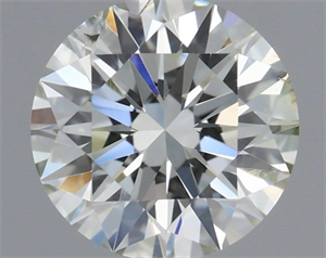 Picture of Natural Diamond 0.50 Carats, Round with Excellent Cut, H Color, SI2 Clarity and Certified by IGI