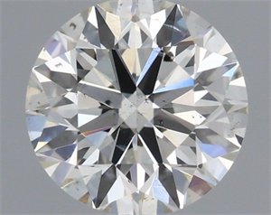 Picture of Natural Diamond 0.51 Carats, Round with Excellent Cut, H Color, SI2 Clarity and Certified by IGI