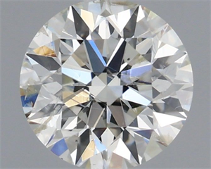 Picture of Natural Diamond 0.51 Carats, Round with Excellent Cut, H Color, SI2 Clarity and Certified by IGI
