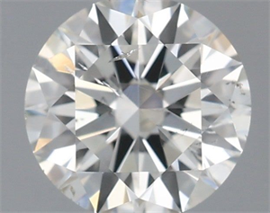 Picture of Natural Diamond 0.51 Carats, Round with Excellent Cut, H Color, SI2 Clarity and Certified by IGI