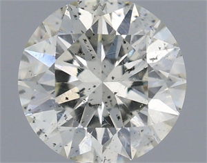 Picture of Natural Diamond 0.51 Carats, Round with Excellent Cut, H Color, I1 Clarity and Certified by IGI