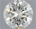 Natural Diamond 0.50 Carats, Round with Excellent Cut, H Color, I1 Clarity and Certified by IGI