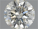 Natural Diamond 0.50 Carats, Round with Excellent Cut, I Color, SI1 Clarity and Certified by IGI