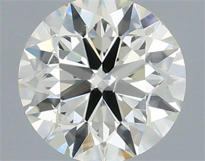 Picture of Natural Diamond 0.50 Carats, Round with Excellent Cut, I Color, SI1 Clarity and Certified by IGI