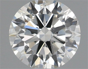Picture of Natural Diamond 0.51 Carats, Round with Excellent Cut, I Color, SI1 Clarity and Certified by IGI