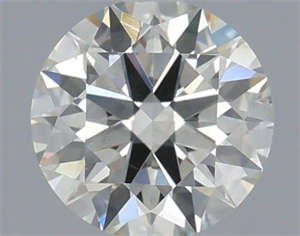 Picture of Natural Diamond 0.50 Carats, Round with Excellent Cut, I Color, SI1 Clarity and Certified by IGI