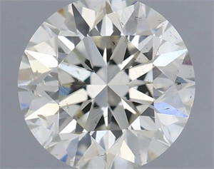 Picture of Natural Diamond 0.58 Carats, Round with Very Good Cut, I Color, SI1 Clarity and Certified by IGI