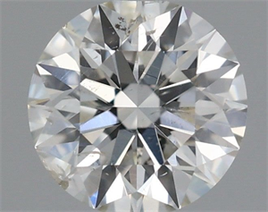 Picture of Natural Diamond 0.50 Carats, Round with Excellent Cut, I Color, SI2 Clarity and Certified by IGI